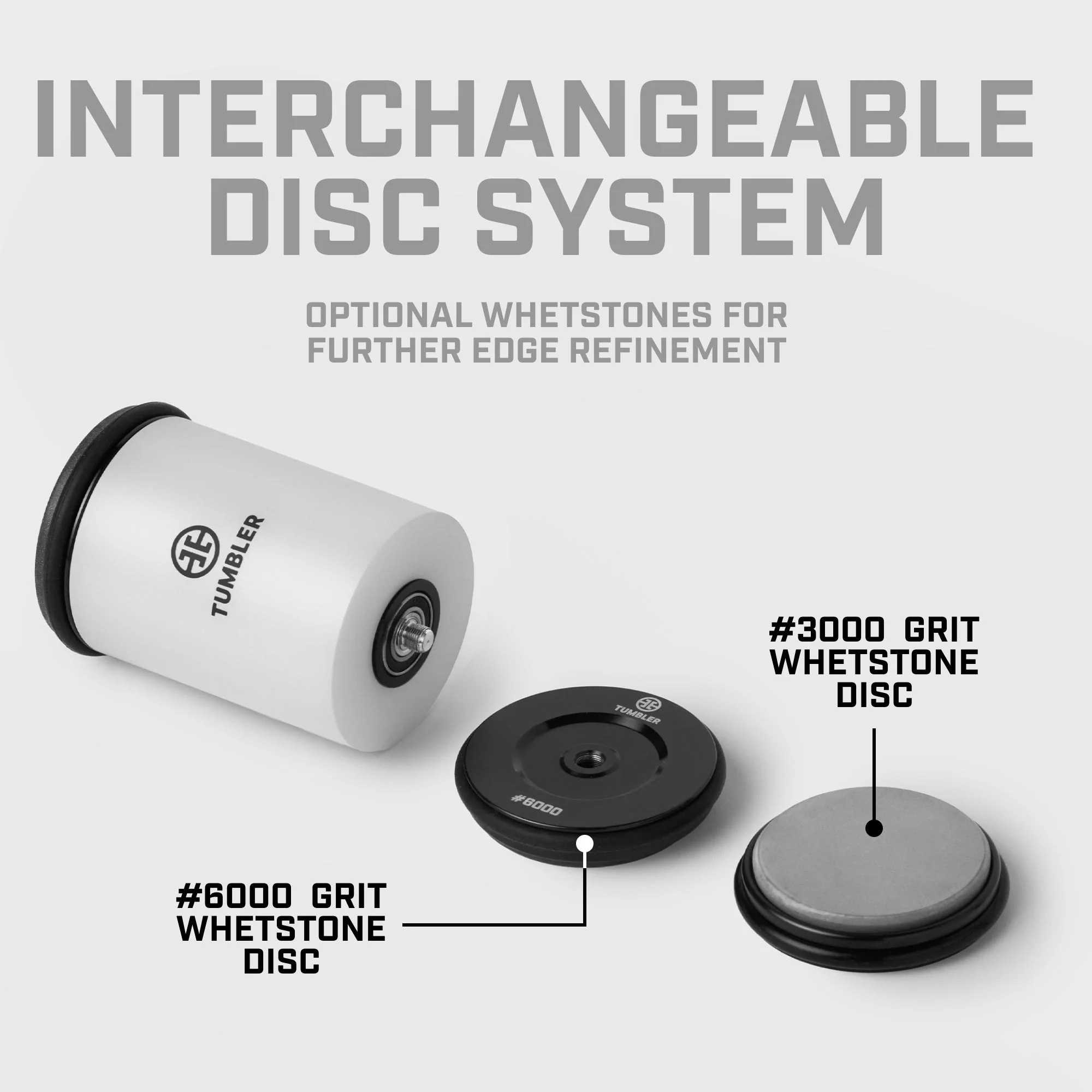 Tumbler Pro Diamond Rolling Knife Sharpener Set - Arctic Gray - Image 8